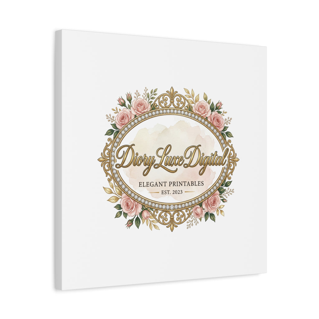 DioryLuxe Botanical Crest Wall Canvas