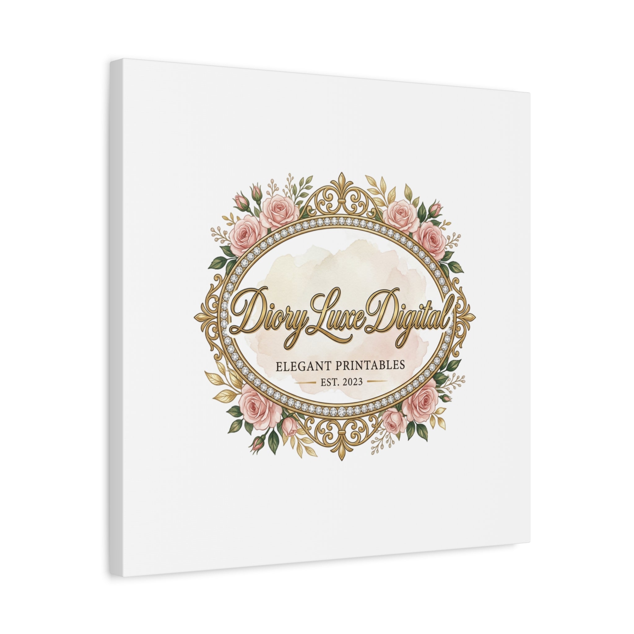DioryLuxe Botanical Crest Wall Canvas