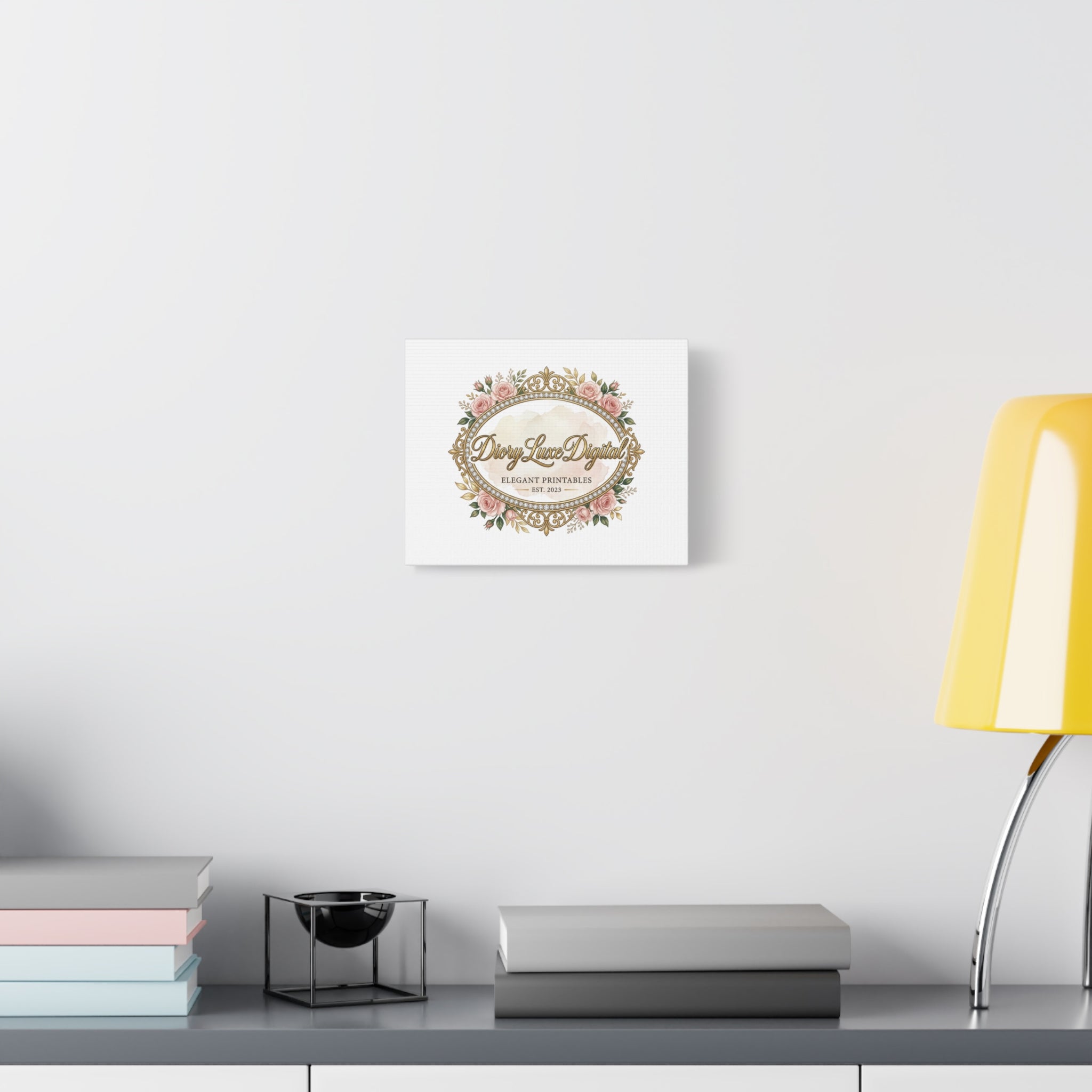 DioryLuxe Botanical Crest Wall Canvas