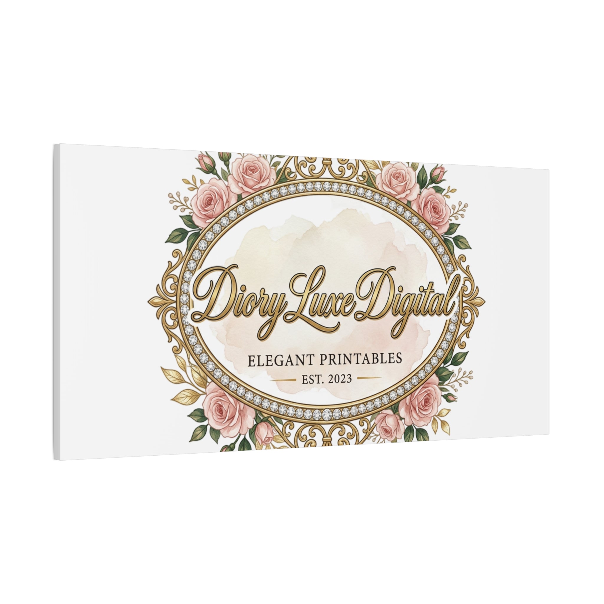 DioryLuxe Botanical Crest Wall Canvas