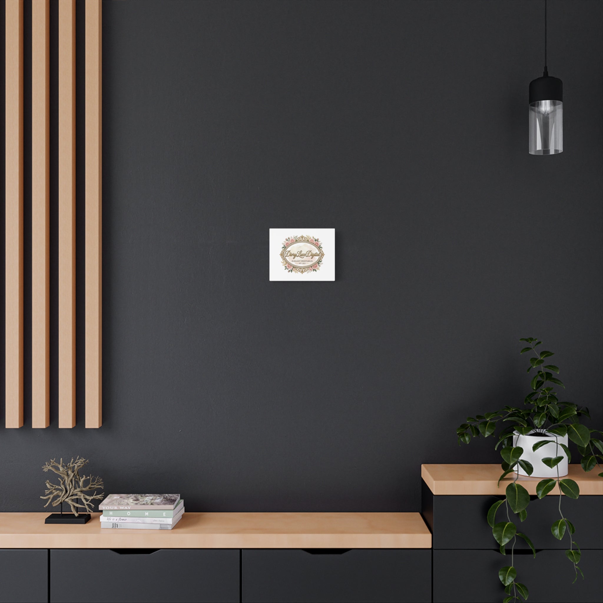 DioryLuxe Botanical Crest Wall Canvas