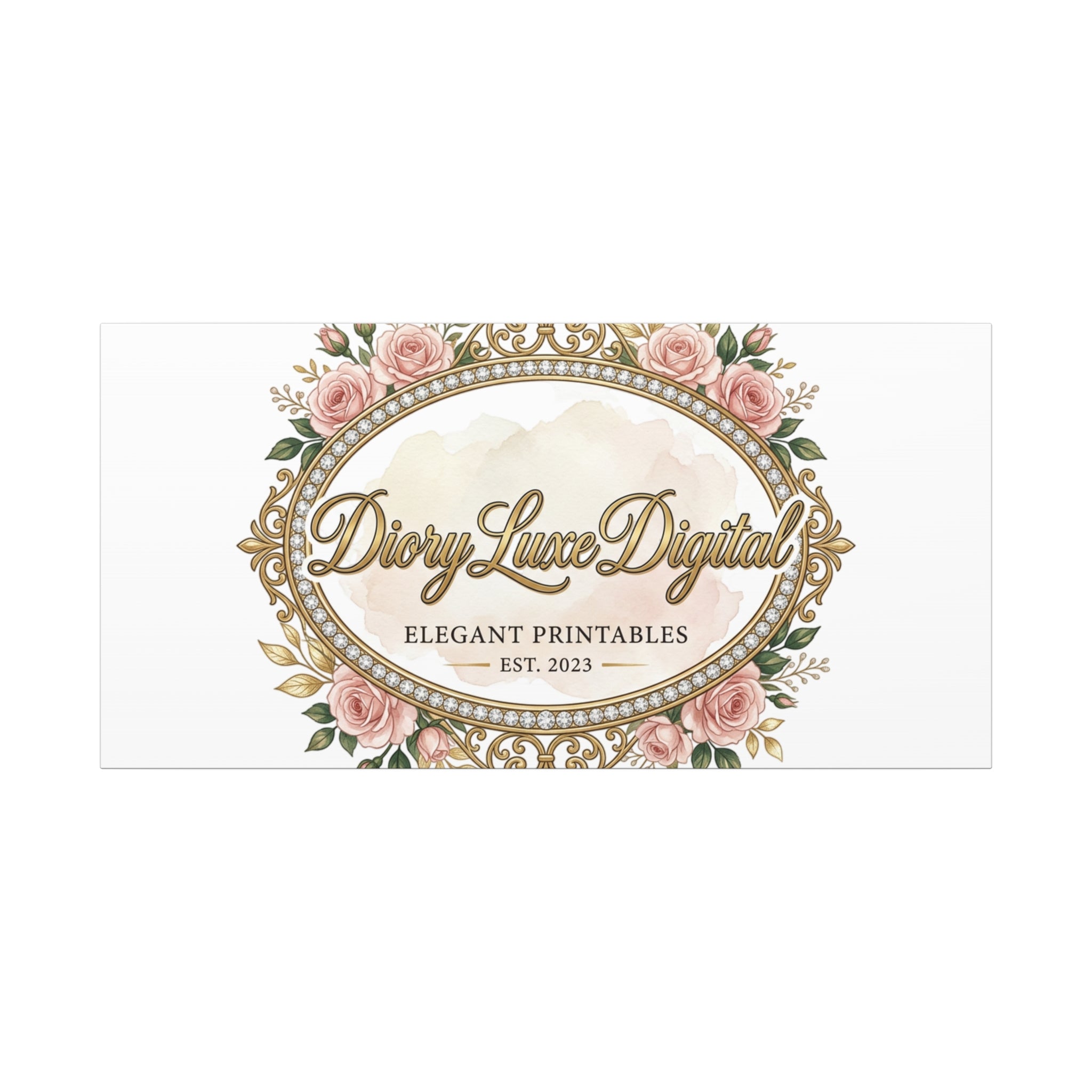 DioryLuxe Botanical Crest Wall Canvas