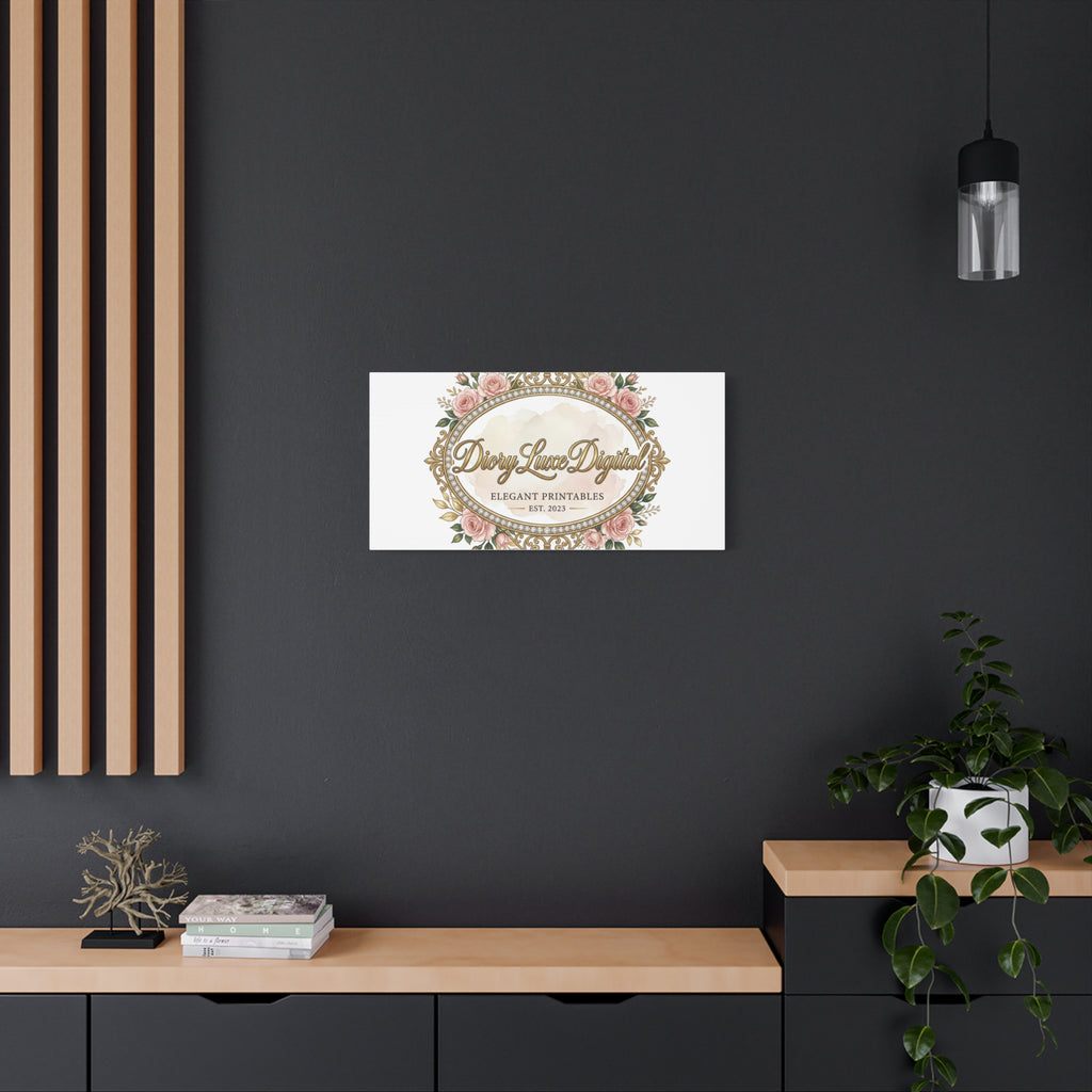 DioryLuxe Botanical Crest Wall Canvas