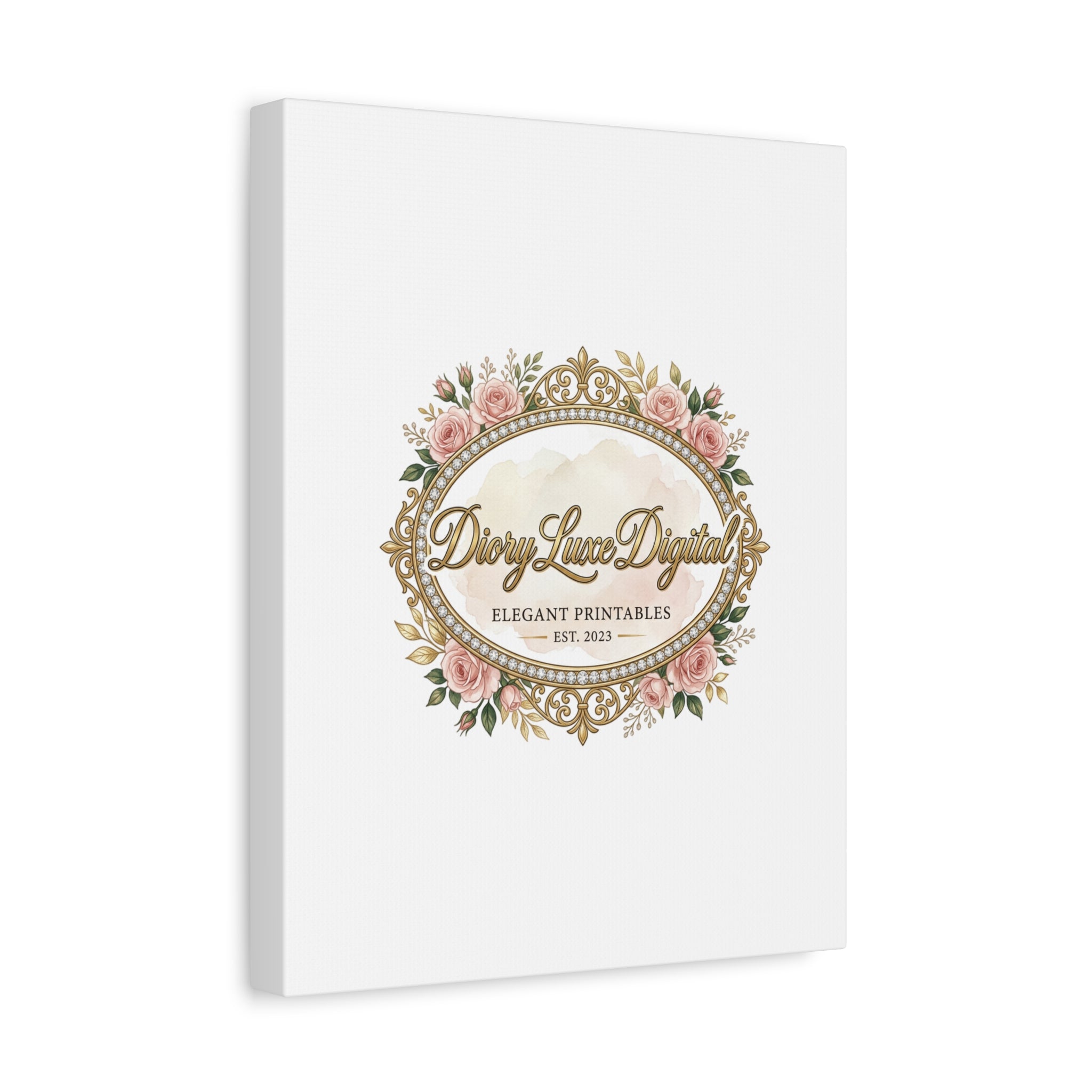 DioryLuxe Botanical Crest Wall Canvas