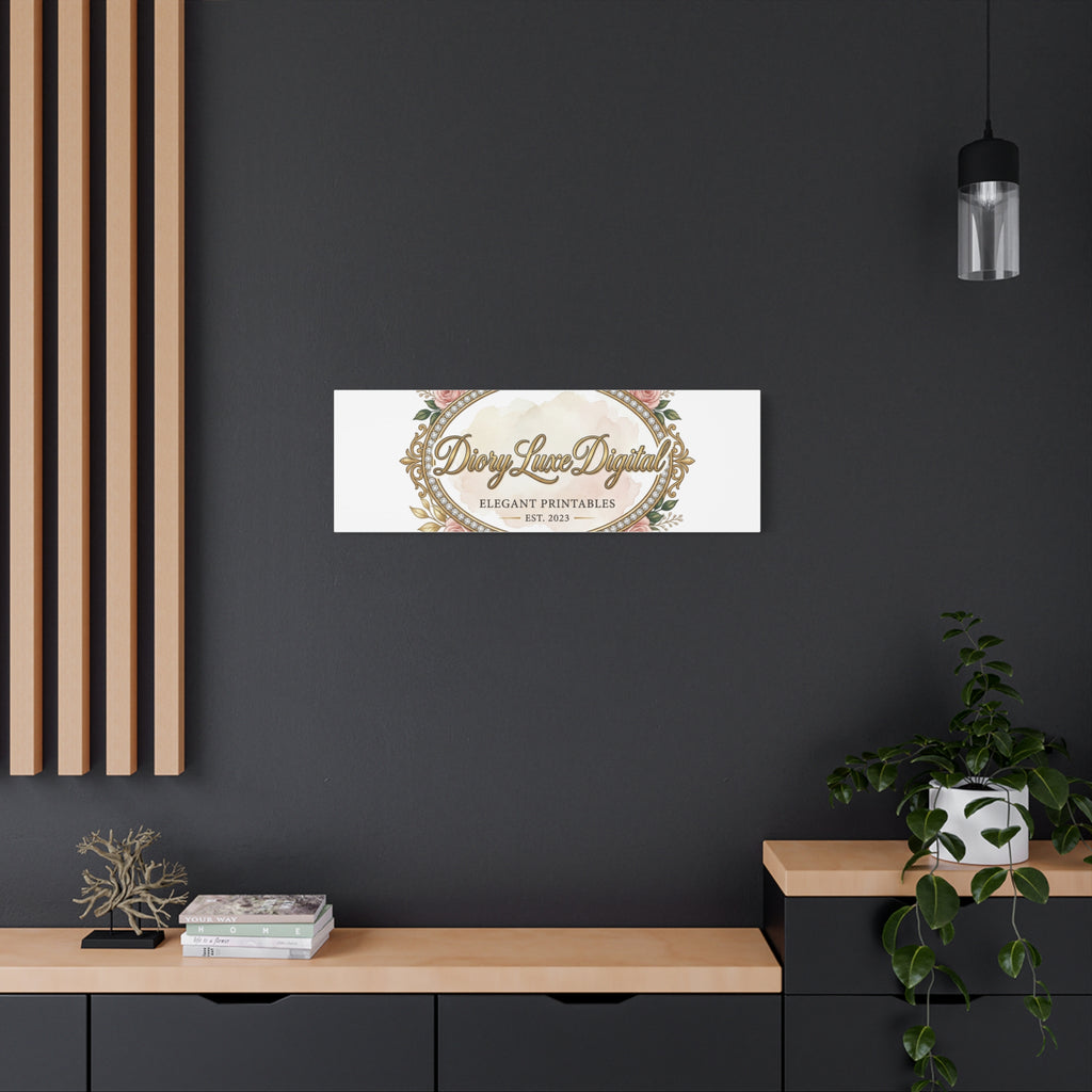 DioryLuxe Botanical Crest Wall Canvas