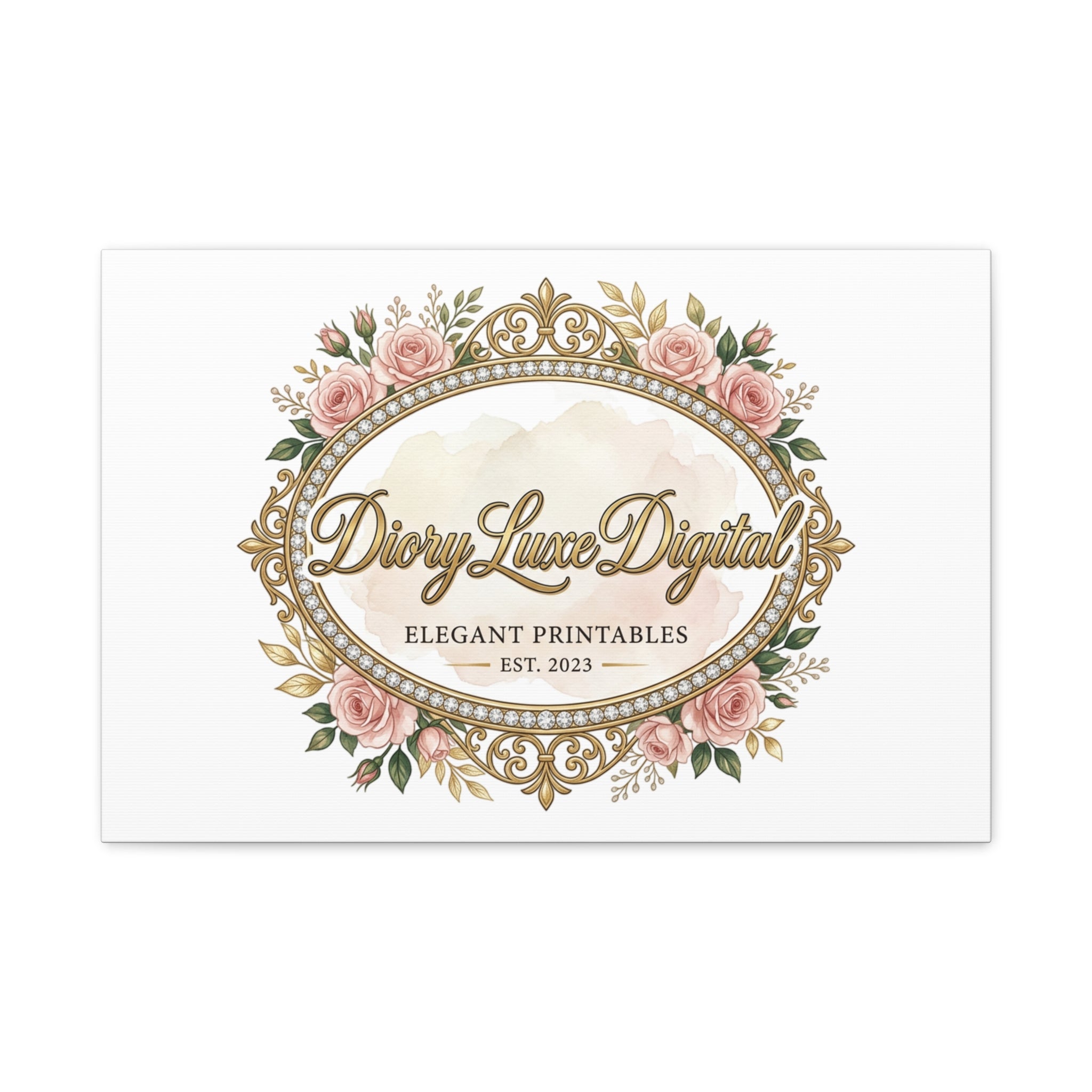 DioryLuxe Botanical Crest Wall Canvas