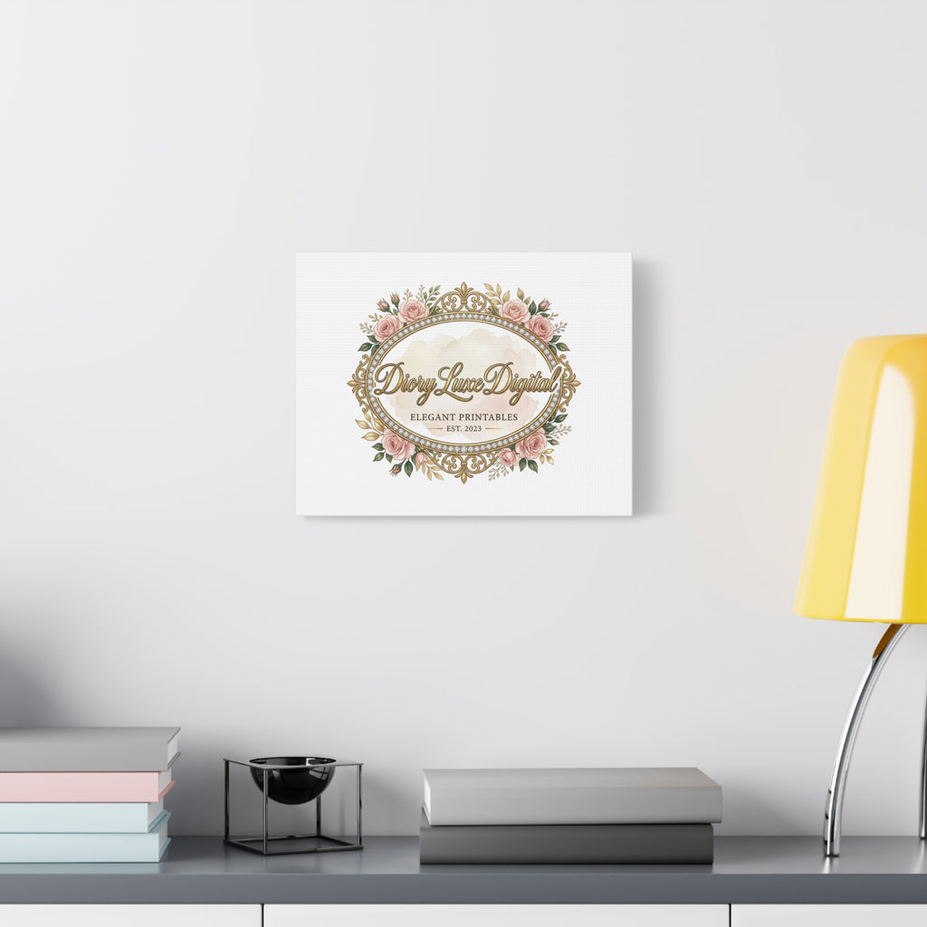 DioryLuxe Botanical Crest Wall Canvas