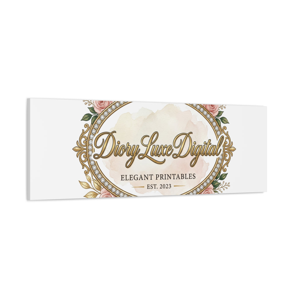 DioryLuxe Botanical Crest Wall Canvas