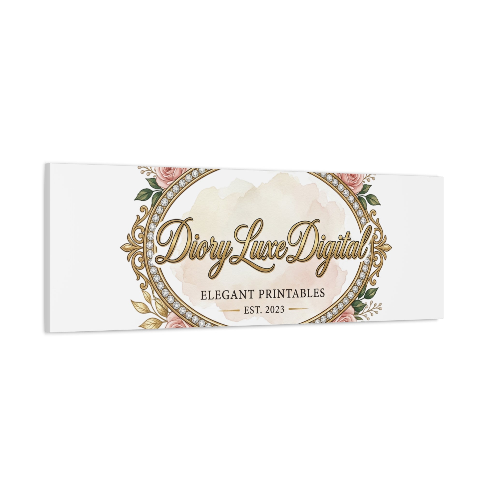 DioryLuxe Botanical Crest Wall Canvas