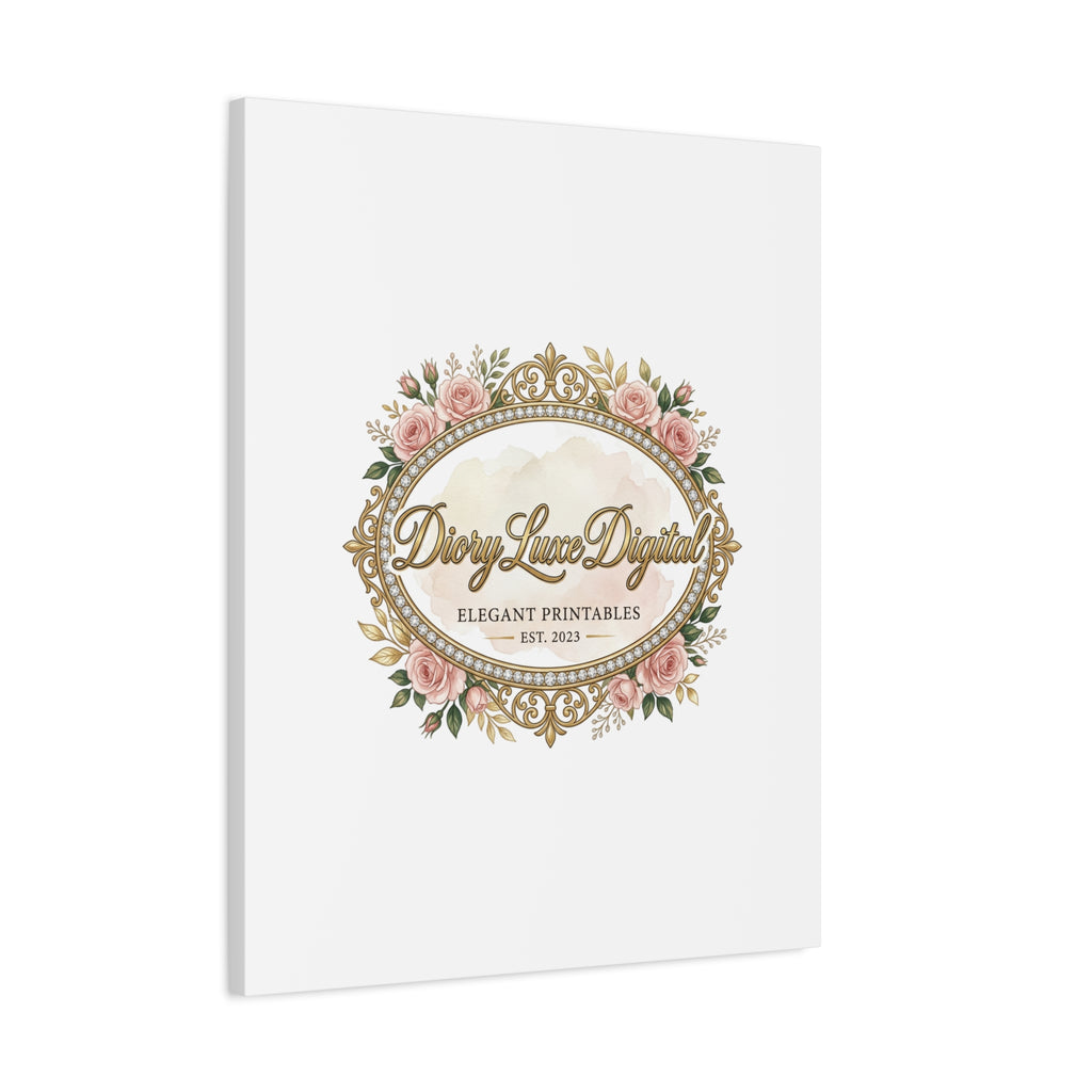 DioryLuxe Botanical Crest Wall Canvas