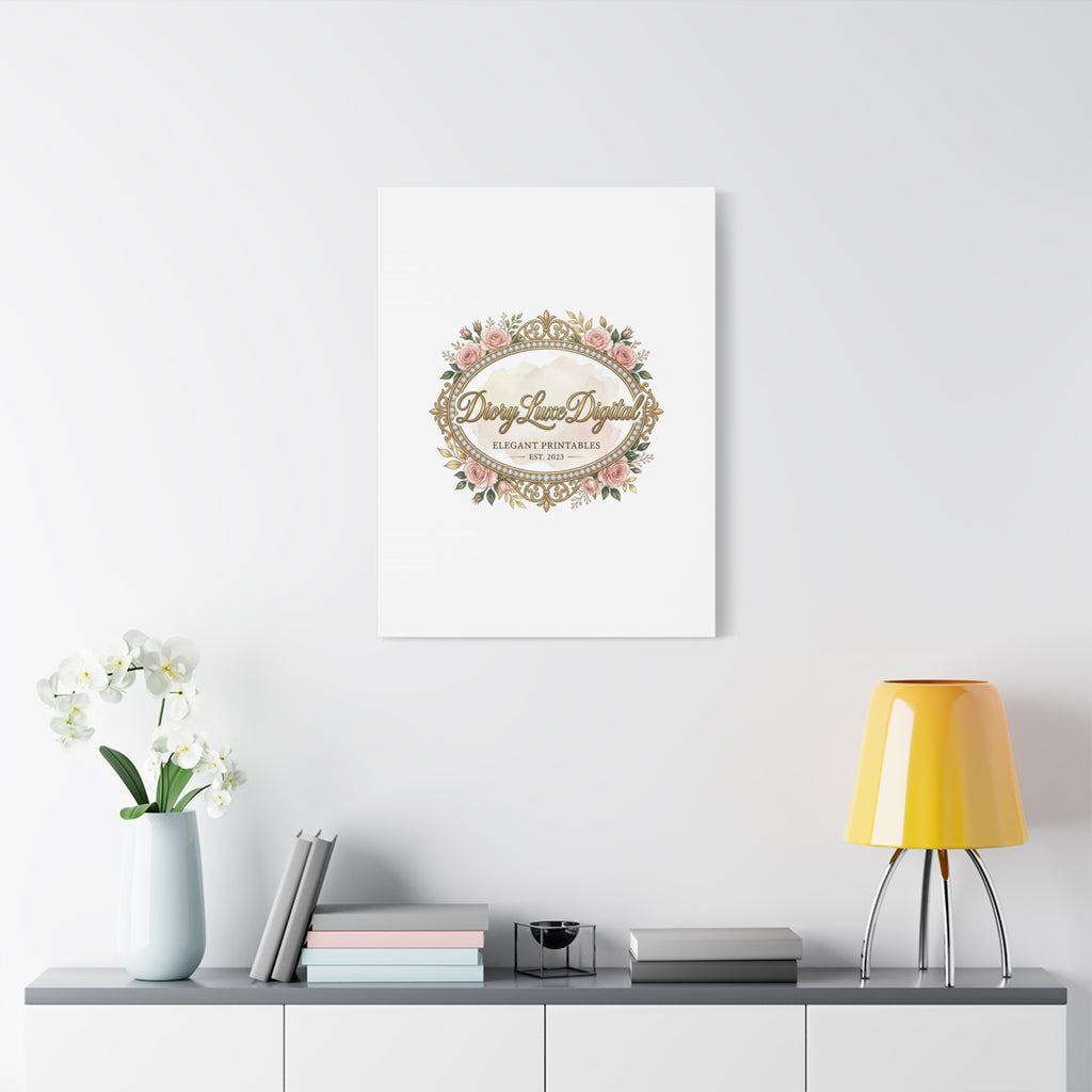 DioryLuxe Botanical Crest Wall Canvas
