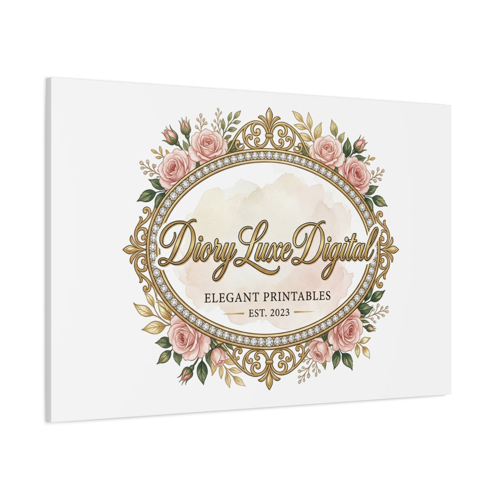 DioryLuxe Botanical Crest Wall Canvas