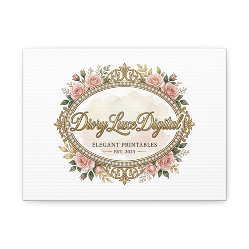 DioryLuxe Botanical Crest Wall Canvas