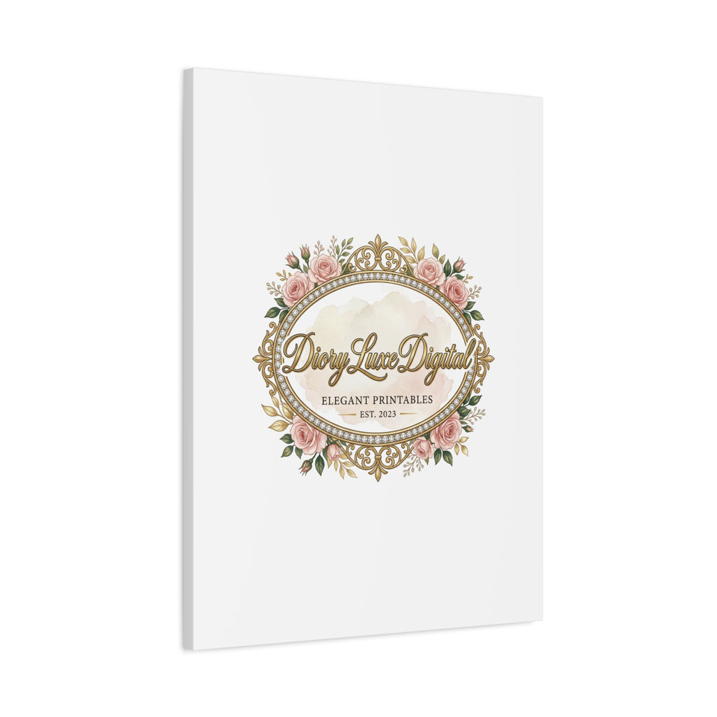 DioryLuxe Botanical Crest Wall Canvas