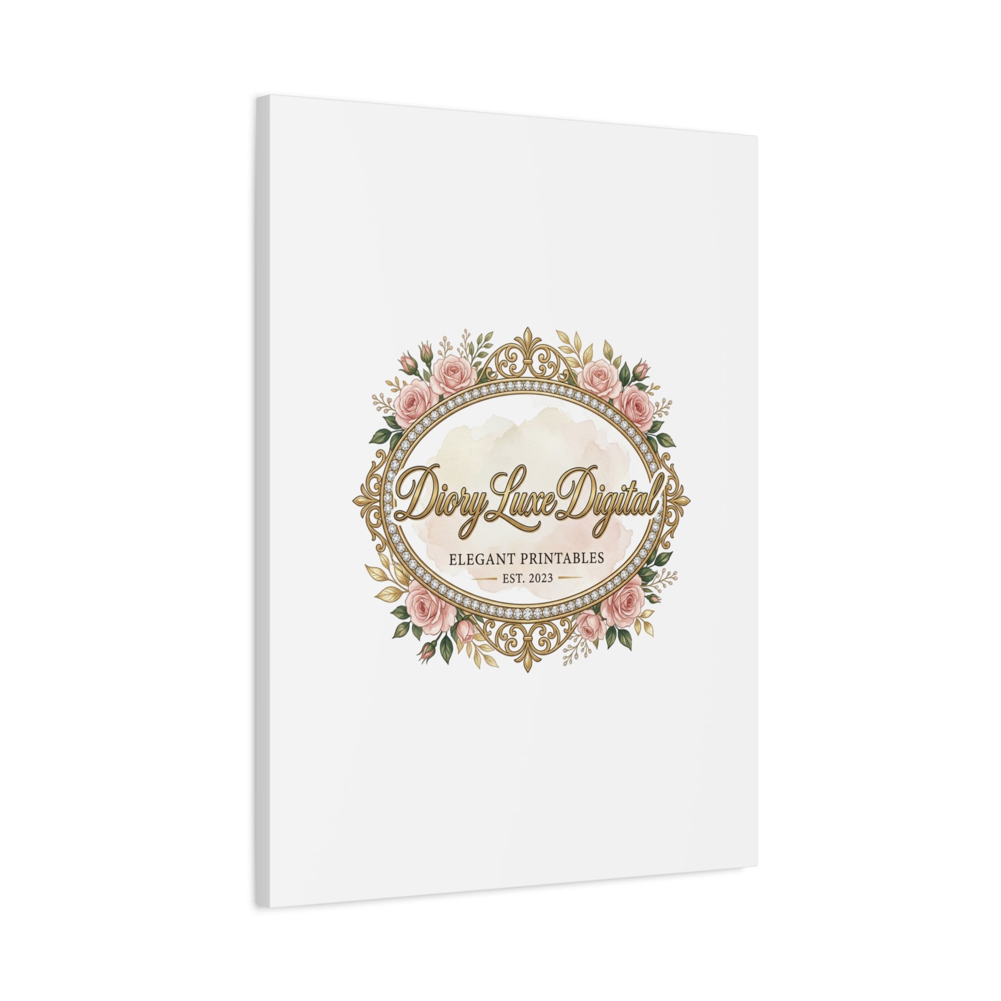 DioryLuxe Botanical Crest Wall Canvas