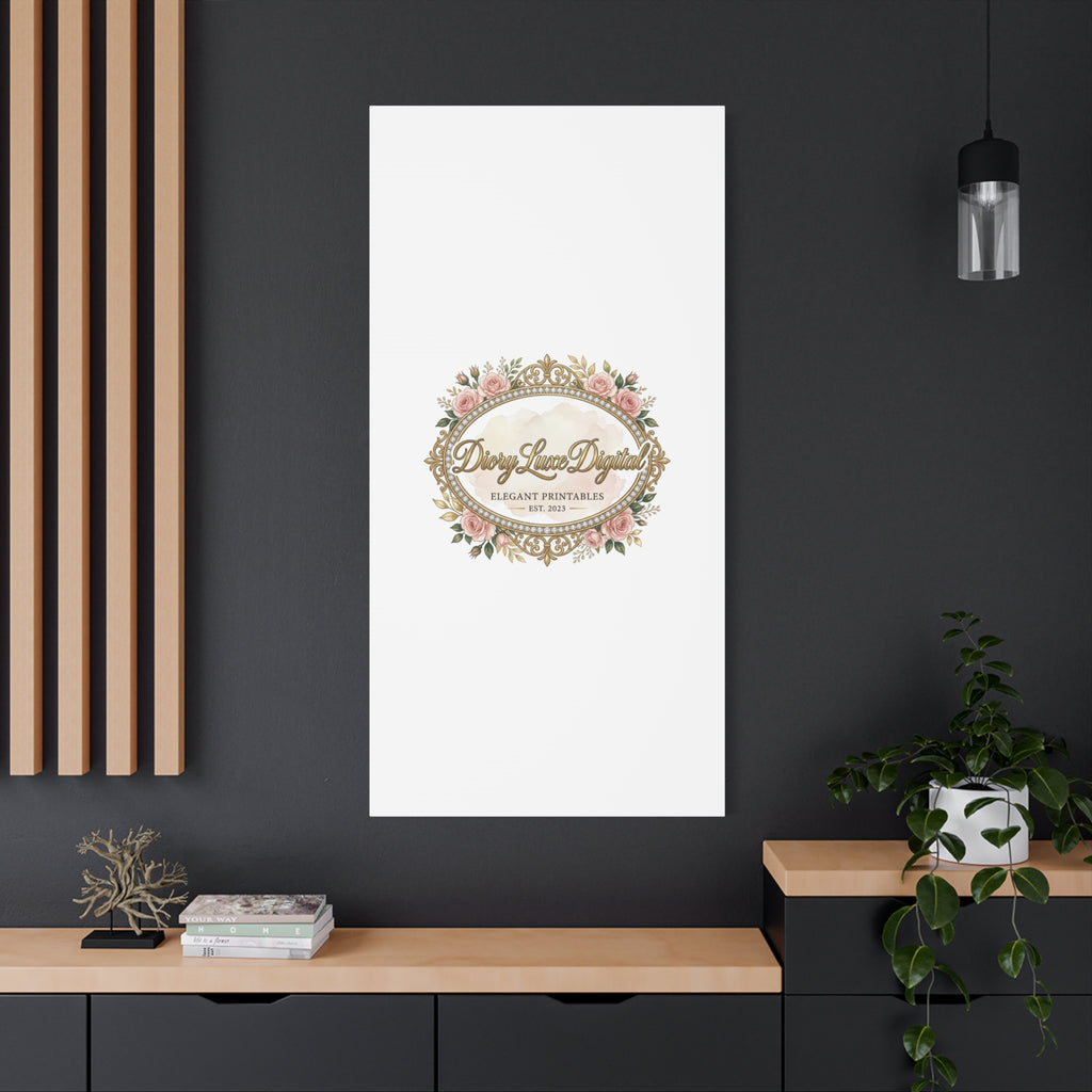 DioryLuxe Botanical Crest Wall Canvas