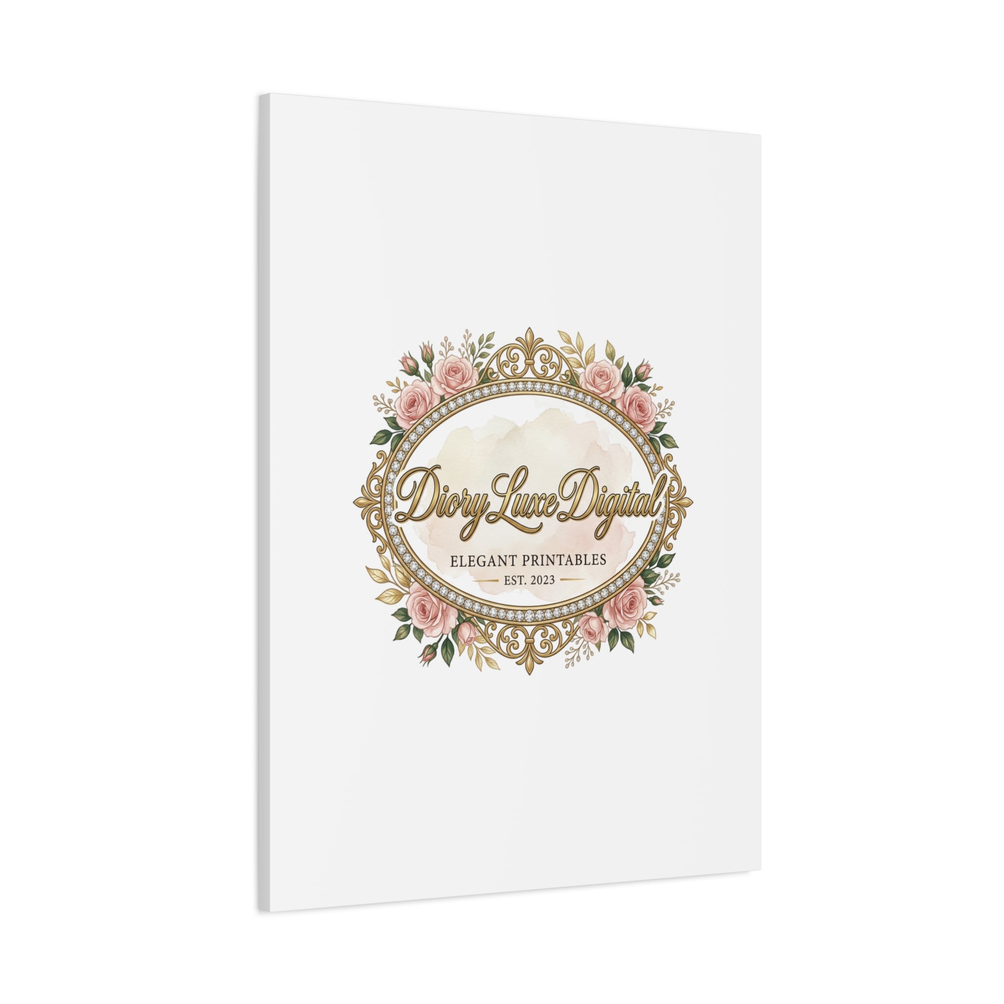 DioryLuxe Botanical Crest Wall Canvas