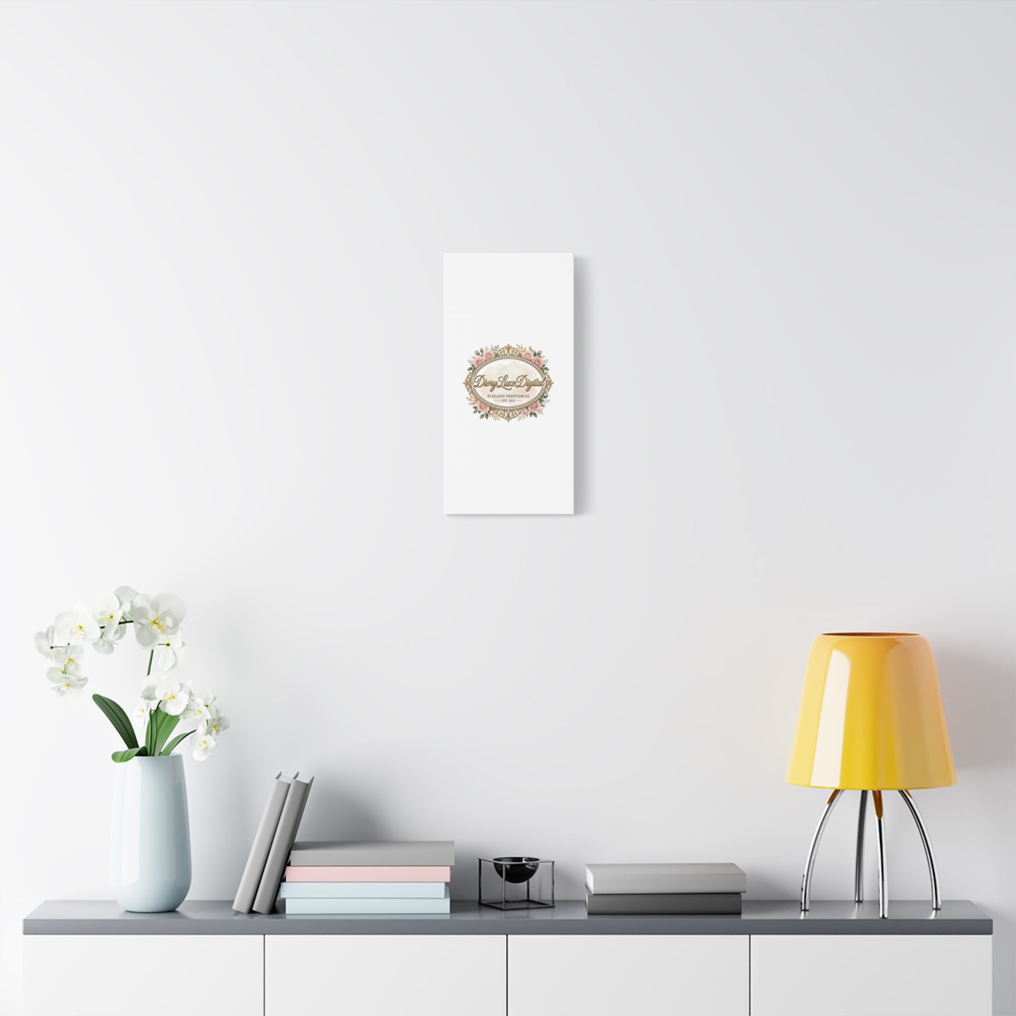 DioryLuxe Botanical Crest Wall Canvas